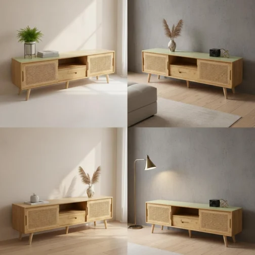 predolo Móvel para gaveta, console multimídia de design para sala de estar. - Imagem 3