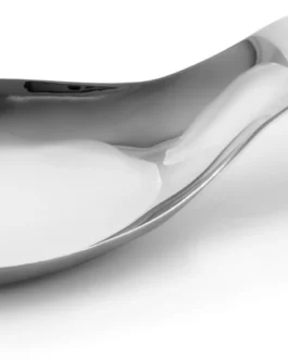 Mimo Style Descanso para Utensílio Feito Inteiramente de Aço Inoxidável na Cor Prata. Ideal para Armazenar e Organizar Seus Preparos de Comida. Perfeito para Uso Culinário na Sua Cozinha