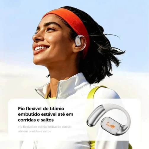 Fone de Ouvido Bluetooth TWS, Proteção IP55, RGB Integrado, Estojo Giroscópio, Compatível com Orelhas Grandes e Pequenas (preto) - Imagem 10