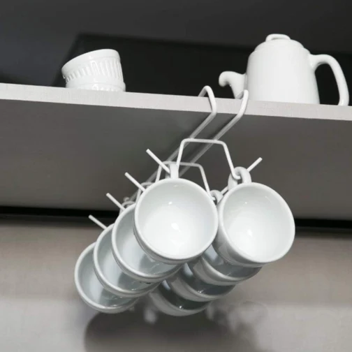 Kit Organizador de Armário para Cozinha - 7 Peças (Branco) - Imagem 4