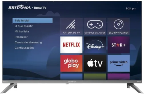 Smart TV 32" HD Britânia B32CRA Roku TV LED Wi-fi HDMI USB - Imagem 9