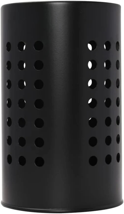 Mimo Style, Porta Talher Utensílios de Cozinha Onix, Aço Inox - Preto - Imagem 4