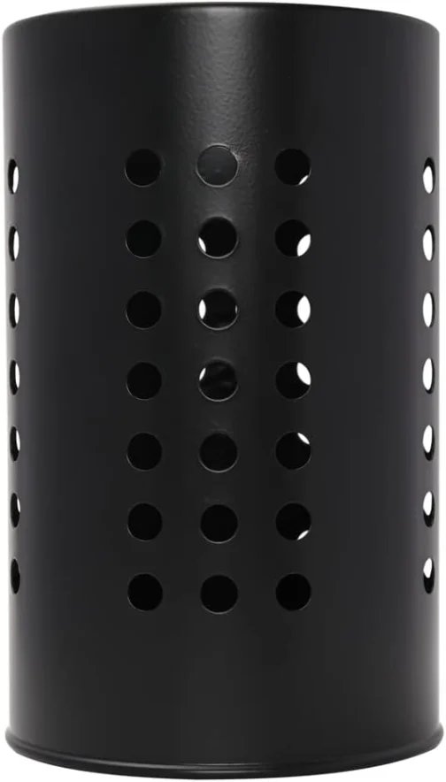 Mimo Style, Porta Talher Utensílios de Cozinha Onix, Aço Inox - Preto - Imagem 5