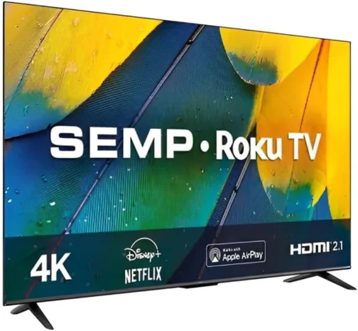 Smart TV TCLI. LED 50" 4K UHD Semp RK8600 - Alexa, Wifi - Imagem 4