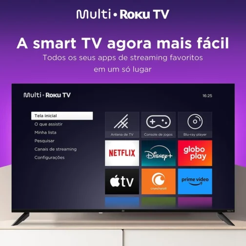 Multi Roku TV 43" Smart DLED Wi-fi 3 HDMI Compatível com Alexa e Google Home - TL056M - Imagem 5