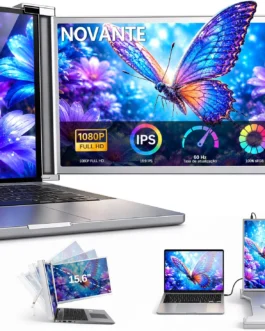 Monitor Portátil Duplo 15.6″ FHD IPS USB-C HDMI para Notebook