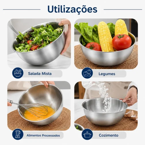 Conjunto de Utensílios de Cozinha Inox com 12 Peças - Imagem 9