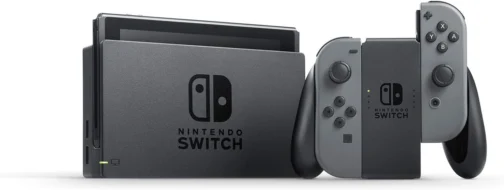 Nintendo, Console, Nintendo Switch, Nacional, V2, Portátil e Doméstico, Bateria de até 9 Horas, Inclui Joy-Con com Suporte e Alças, 1 ano de Garantia, Cinza - Imagem 3