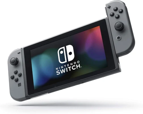 Nintendo, Console, Nintendo Switch, Nacional, V2, Portátil e Doméstico, Bateria de até 9 Horas, Inclui Joy-Con com Suporte e Alças, 1 ano de Garantia, Cinza - Imagem 4