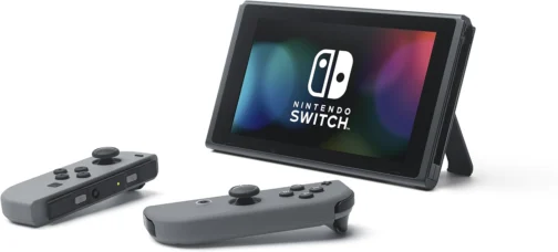 Nintendo, Console, Nintendo Switch, Nacional, V2, Portátil e Doméstico, Bateria de até 9 Horas, Inclui Joy-Con com Suporte e Alças, 1 ano de Garantia, Cinza - Imagem 5