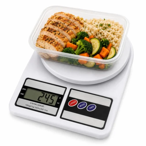 Balança Digital de Cozinha 10kg | Precisão de 1g para Receitas Mais Consistentes | Função Tara para Facilitar o Preparo | Ideal para Confeitaria, Alimentos e Controle de Porções - Imagem 2