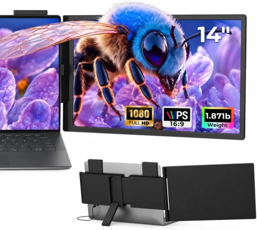 Monitor Portátil 14" FHD USB-C HDMI para Notebook - Imagem 2