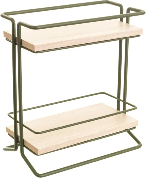 Organizador de Temperos Duplo para Bancada de Cozinha Verde Metaltru - Imagem 2