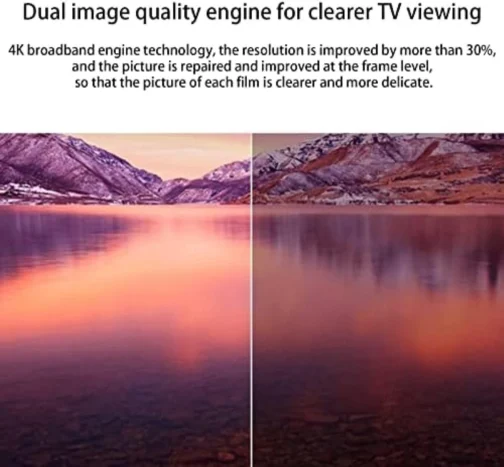 Smart TV 32", TV LED 4k Ultra Hd, Cobertura 99% S RGB, HDR, Cinema Dolby Vision E Atmos,Versão 4K De Voz Inteligente De 50 Polegadas,Collector88 - Imagem 4