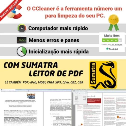 Computador Pc Cpu Intel Core i5 Com Hdmi 8GB HD 500GB Windows 10 Wifi Desktop - Imagem 5