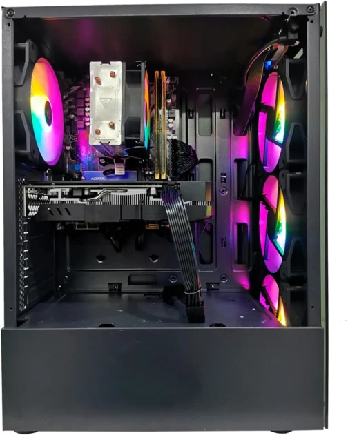 PC GAMER RYZEN 5 4500, 16GB DDR4, SSD NVME 500GB, RX 580 8GB - Imagem 3