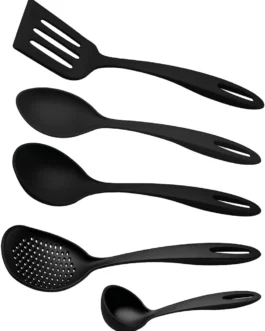 Jogo de Utensílios Tramontina Ability em Nylon Preto 05 Peças