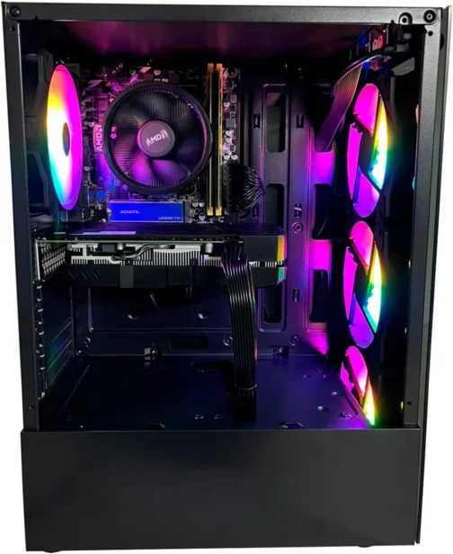 PC GAMER RYZEN 5 4500, 16GB DDR4, SSD NVME 256GB, RX 580 8GB - Imagem 3