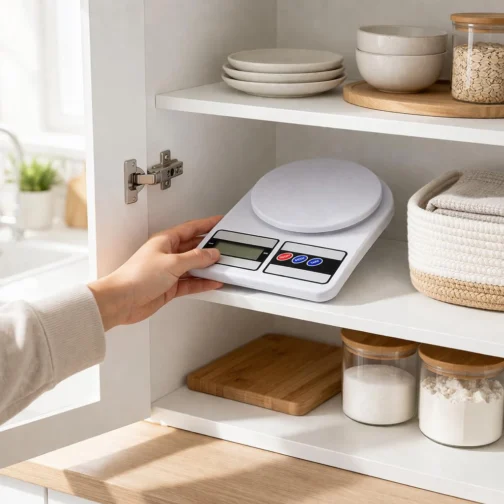 Balança Digital de Cozinha Alta Precisão 10kg x 1g com LCD Grande, Tara Automática, Desligamento Inteligente e Base Antiderrapante para Receitas, Dieta e Confeitaria - Imagem 10