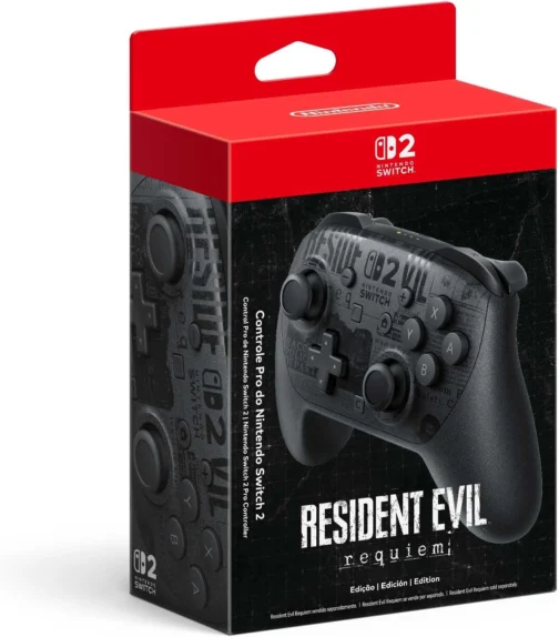 Nintendo Switch 2 Pro Controller Resident Evil Requiem Edition - Imagem 2