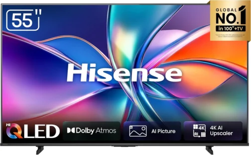Hisense Smart TV UHD 4K Hi-QLED 55" Polegadas 55Q6QV com HDR10+, Dolby Atmos, Sports Mode, Game Mode Plus e Compatível com Alexa - Imagem 2