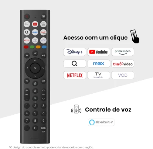 Hisense Smart TV UHD 4K Hi-QLED 55" Polegadas 55Q6QV com HDR10+, Dolby Atmos, Sports Mode, Game Mode Plus e Compatível com Alexa - Imagem 15