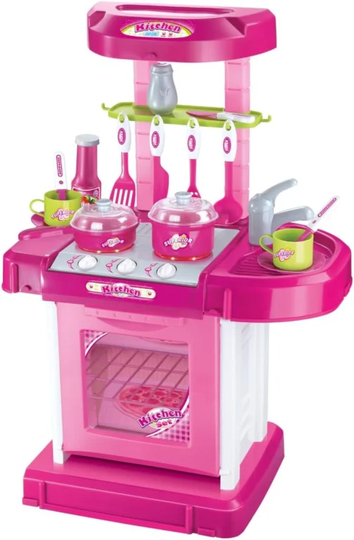 Cozinha Infantil Brinquedo C/Som e Luz Princess Replay Kids - Imagem 2