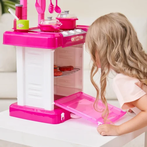 Cozinha Infantil Brinquedo C/Som e Luz Princess Replay Kids - Imagem 7