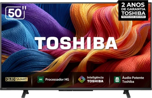 Toshiba Smart TV QLED FHD 50" Polegadas 50V45SS com Processador HG Inteligência Toshiba AI e Áudio Potente multicanal - Imagem 2