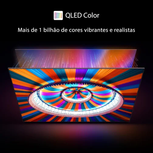 Toshiba Smart TV QLED 4K 75 polegadas M450RS com Processador de AI ZR Dolby Vision Atmos Som Aprimorado por AI Modo Game - Imagem 7