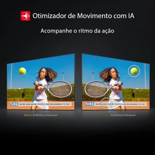 Toshiba Smart TV QLED 4K 75 polegadas M450RS com Processador de AI ZR Dolby Vision Atmos Som Aprimorado por AI Modo Game - Imagem 10