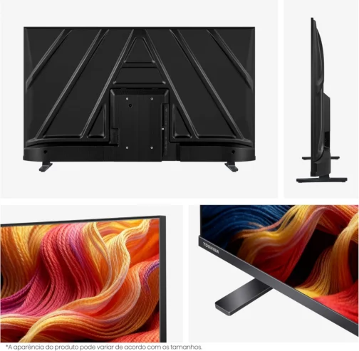 Toshiba Smart TV QLED HD 32" Polegadas 32V45SS com Processador HG Inteligência Toshiba AI e Áudio Potente multicanal - Imagem 14
