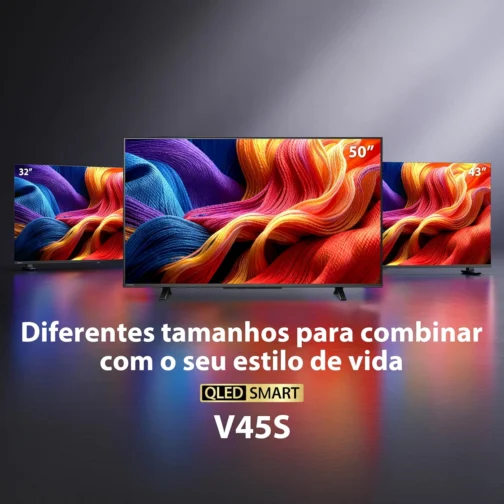 Toshiba Smart TV QLED FHD 43" Polegadas 43V45SS com Processador HG Inteligência Toshiba AI e Áudio Potente multicanal - Imagem 11