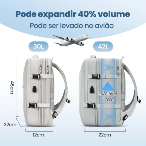 Romantic Crown Mochila Masculina de Viagem para Notebook - Imagem 2