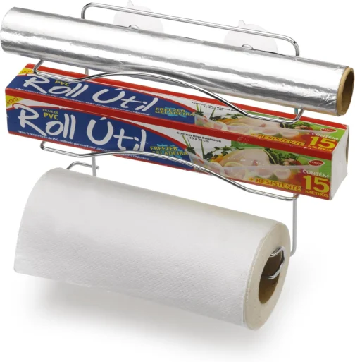 Cook Home Organizador 3 Rolos, 24cm, Cromado, Arthi - Imagem 2
