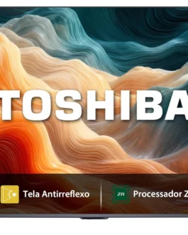 Toshiba Smart TV MiniLED QLED 4K 65″ Polegadas 65M450SS com Painel Antirreflexo Processador de AI ZR Som Aprimorado por AI Modo Game