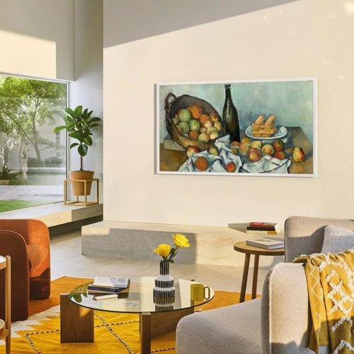 'Samsung Vision AI TV43" The Frame 4K LS03F 2025, Tela Matte antirreflexo, Molduras customizáveis, Modo Arte, Suporte de parede incluso, One Connect, Dolby Atmos®, 7 Anos de Atualização - Imagem 7