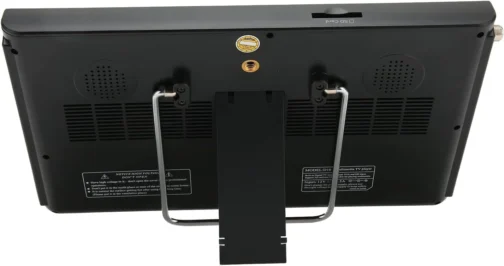 TV portátil de 10 polegadas, TV digital ATSC recarregável com VGA, AV, HDMI, ranhura para cartão USB/SD, MMC, sintonizador digital, ventosa e carregador de carro de 12 V e controlo remoto - Imagem 8