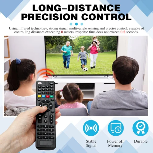 Pacote com 50 controles remotos de TV de substituição universal compatível com todas as Smart TV LED LCD HDTV série 3D para motel hotel casa de repouso (normal) - Imagem 3