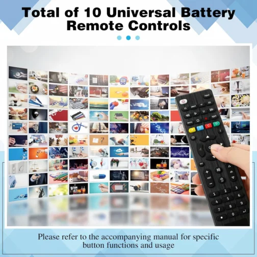 Pacote com 50 controles remotos de TV de substituição universal compatível com todas as Smart TV LED LCD HDTV série 3D para motel hotel casa de repouso (normal) - Imagem 6