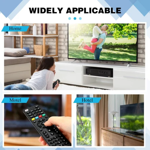 Pacote com 50 controles remotos de TV de substituição universal compatível com todas as Smart TV LED LCD HDTV série 3D para motel hotel casa de repouso (normal) - Imagem 7