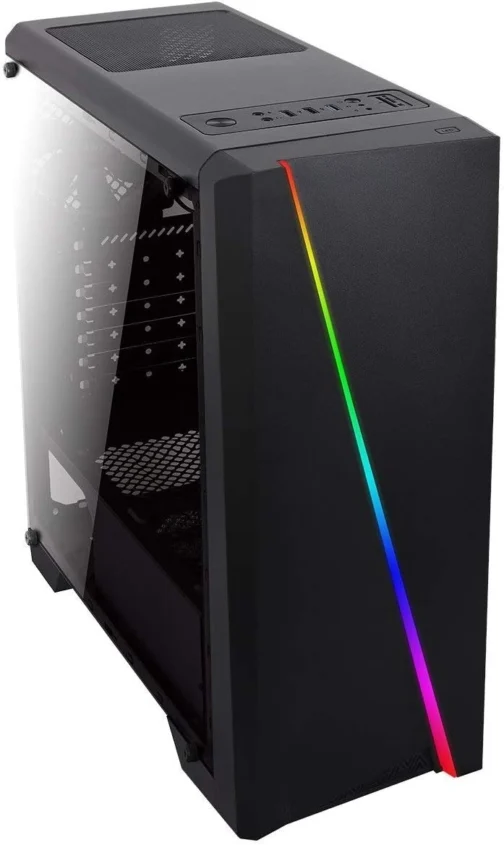 3Green Computador Gamer Intel Core i5 10GB HD 500GB Nvidia Geforce GT EasyPC Light 2, Preto - Imagem 3