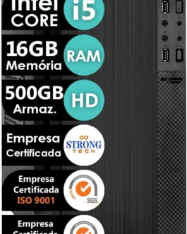 Computador Intel Core i5 16GB HD 500GB 4 Núcleos Super Turbo Pc Hdmi Strong Tech