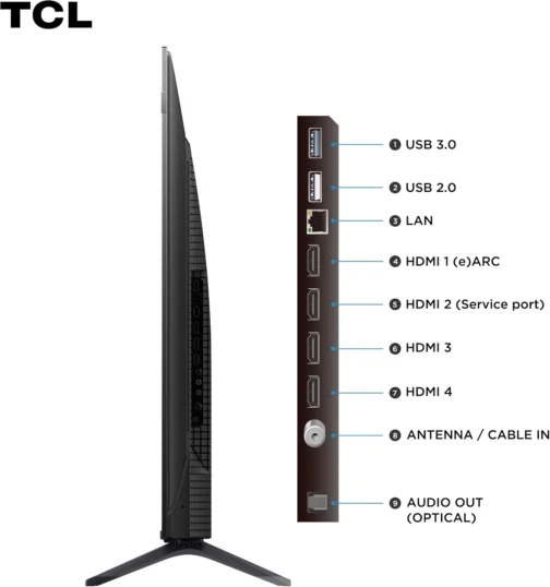 TCL, 55P8LS, ADVANCED 4K QLED, SMART TV 55", Google TV, Controle Preciso de Iluminação e Tela HVA - Imagem 4