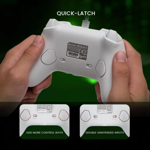 GameSir G7 SE Controle com Fio para PC, Xbox One, Xbox Series X|S, Gamepad para Jogos Plug and Play com Joysticks Hall/Gatilho Hall, Conector de Audio de 3,5 mm - Imagem 4