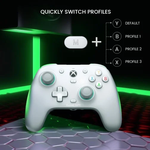 GameSir G7 SE Controle com Fio para PC, Xbox One, Xbox Series X|S, Gamepad para Jogos Plug and Play com Joysticks Hall/Gatilho Hall, Conector de Audio de 3,5 mm - Imagem 5