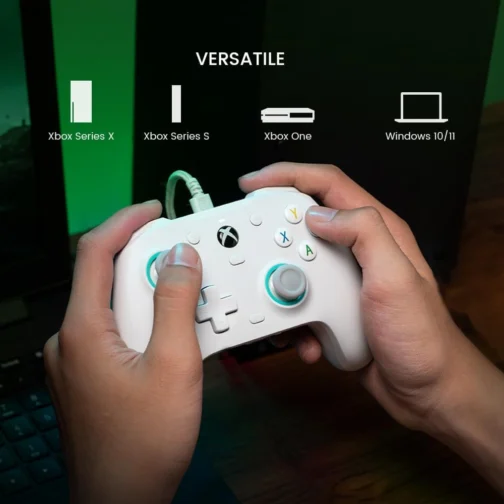 GameSir G7 SE Controle com Fio para PC, Xbox One, Xbox Series X|S, Gamepad para Jogos Plug and Play com Joysticks Hall/Gatilho Hall, Conector de Audio de 3,5 mm - Imagem 8