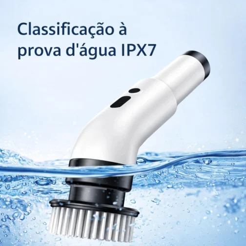 Esfregão Elétrico Giratório Sem Fio Recarregável 9 em 1 Multiuso - Imagem 5
