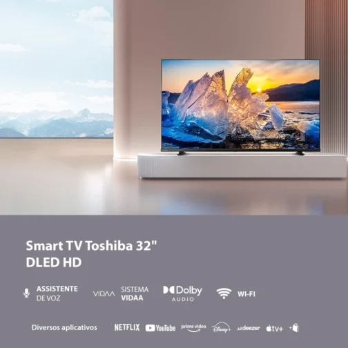Smart TV 32" Toshiba DLED HD - TB020M - Imagem 5