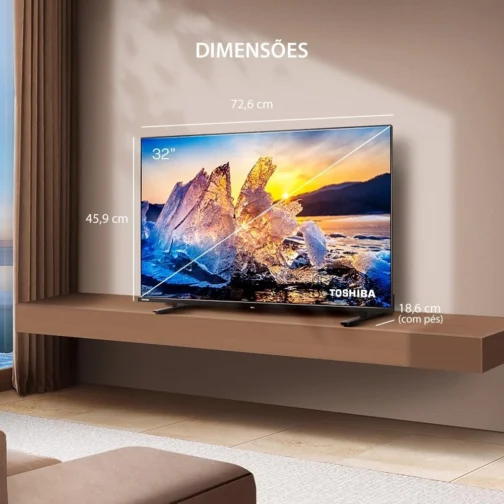 Smart TV 32" Toshiba DLED HD - TB020M - Imagem 7